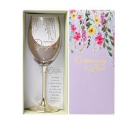 Pavilion - Wonderful Daughter - 19 oz Stemmed Wine Glass Stepdaughter Daughter-in-Law Present from Mom Dad Parents