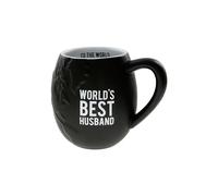 Pavilion - World's Best Husband - 20 oz 591 mL Large Capacity Coffee Cup Mug World Globe Earth-Shaped Novelty Father's Day Annivesary Spouse from Wife Gift Present