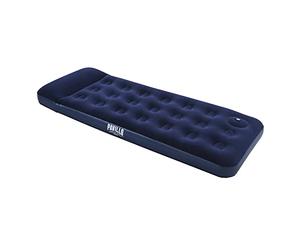 Pavillo Airbed Quick Inflation Outdoor Camping Air Mattress with Built-In Pillow, Blue