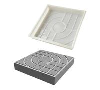Paving Mould Brick Stone Mold Pavement DIY Path Maker Paving Cement The Road Moulds Tool for Garden Decoration(A)