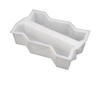 Paving Mould Diy Path Maker Plastic Brick Mold Paving Pavement Walkway Molds Path Maker Middle Of Hole Shape Garden Path Concrete Paving Moulds(G 22x5cm)