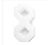 Paving Mould DIY Path Maker Plastic Brick Mold Paving Pavement Walkway Molds Path Maker Middle Of Hole Shape Garden Path Concrete Mould Paving Moulds(F)