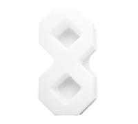 Paving Mould Garden Pavement Tool Courtyard Concrete DIY 8-Shaped Paving Cement Brick Mold Paving Moulds(8-shaped)