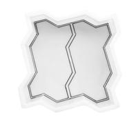 Paving Mould Garden Pavement Tool Courtyard Concrete DIY 8-Shaped Paving Cement Brick Mold Paving Moulds(Double s type)