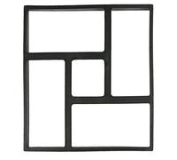 Paving Mould,Paving Slabs Moulds Concrete Molds Path Mold DIY Reusable Concrete Paving Mold Cement Brick Mold Stone Garden Floor Road Pave Scraper(G 40x40cm)