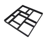 Paving Mould,Paving Slabs Moulds DIY Plastic Pavement Brick Concrete Stepping Stone Cement Mould Paving Road Mold Path(45X40cm)