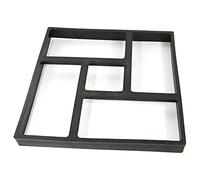 Paving Mould,Paving Slabs Moulds DIY Plastic Pavement Brick Concrete Stepping Stone Cement Mould Paving Road Mold Path(40X40cm)