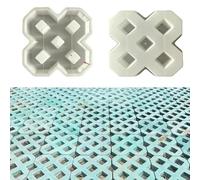 Paving Mould,Paving Slabs Moulds DIY Square Garden Path Concrete Grass Planting Brick Mold PVC Paving Propylene Pavement Walkway Garden Buildings Accessories(1)