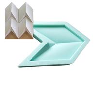 Paving Mould,Paving Slabs Moulds Floor Tiles Foot Mold Cement Fair-Faced Concrete Garden Geometric Stone Wall Paste Silicone Mold(Color random 1)
