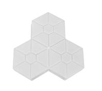 Paving Mould Plastic Garden Path Mold Pavement DIY Maker Paving Cement Brick The Stone Road Moulds Tool Decoration(Hexagonal)