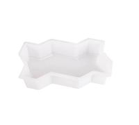 Paving Mould Plastic Garden Path Mold Pavement DIY Maker Paving Cement Brick The Stone Road Moulds Tool Decoration(Wave)