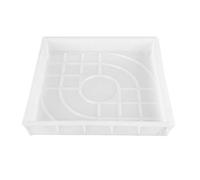 Paving Mould Plastic Garden Path Mold Pavement DIY Maker Paving Cement Brick The Stone Road Moulds Tool Decoration(Square)