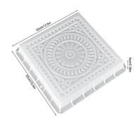Paving Mould Square Concrete DIY Mold Pavement Plastic Path Maker Mold Paving Cement Brick The Stone Road Paving Moulds Tool For Garden Decor Paving Moulds