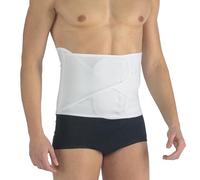PAVIS Abdominal Binder 24 cm | Post-Operative & Postpartum Support Belt | Umbilical/Incisional Hernia & Core Stability | Breathable 100% Cotton, Hypoallergenic | Unisex |X Large Hip 105-117 cm