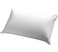Pavla-Outlet Pack of 1 Stripe Pillow Bounceback White |Virgin Hollowfibre Filled| Hotel Quality Pillows Anti-Allergy Soft / Firm Support Satin Bed for Back Stomach & Side Sleeper, 48cm x 76cm approx.