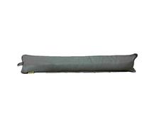 Pavla-Outlet Plain Dyed Fabric Draught Excluder Hollowfibre Filled Draught Stopper Cushion Bottom of Door/Window Draft Guard/Energy Saver Draft Insulator - 90x18cm (Grey, Pack of 2)
