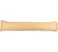 Pavla-Outlet Plain Dyed Fabric Draught Excluder Hollowfibre Filled Draught Stopper Cushion Bottom of Door/Window Draft Guard/Energy Saver Draft Insulator - 90x18cm (Beige, Pack of 1)