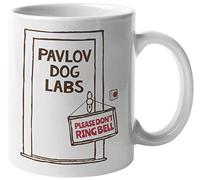 Pavlov Dog Labs. Please Don't Ring Bell. Funny Psychology Coffee & Tea Mug For Students, Psychologists, Psychiatrists, Medical Practitioners, Doctors, Guidance Counselors, Women And Men (11oz)