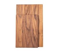 Pavlova’S Swiss Handmade Walnut Cutting and Serving Board Set - 2-Piece (40×25 cm & 30×20 cm) - Food-Safe Oil Finish - Natural Grain & Unique Character - Gift Box - 10-Year Warranty