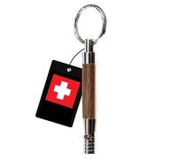 PAVLOVA'S Swiss Handmade Dog Whistle with Lanyard Keyring - Walnut and Stainless Steel - Compact Everyday Training Tool with Clear Tone - Gift Box - 10-Year Warranty - Limited Edition
