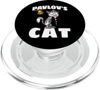 Pavlovs Cat Pavlov Dog Bell Experiment Comic Fun PopSockets PopGrip for MagSafe