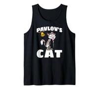 Pavlovs Cat Pavlov Dog Bell Experiment Comic Fun Tank Top
