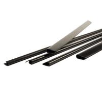 Pavo - A4 6 mm Slide Binders ,capacity: 20 to 40 sheets - Black (Pack of 25)