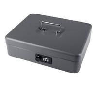 Pavo Cash Box Combination 1 Compartment 300 x 240 x 90 mm Dark Grey