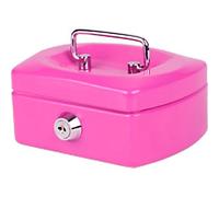 Pavo Cash Box Key lock 125 x 94 x 60 mm Pink