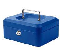 Pavo Cash Box Key lock 200 x 168 x 93 mm Blue