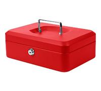 Pavo Cash Box Key lock 250 x 180 x 90 mm Red