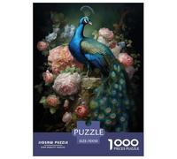Pavo Cristatus Jigsaw Puzzles for Adults Animal Puzzle Game 1000 Jigsaws Impossible Puzzle Home Decoration Gifts 70x50cm/1000pcs