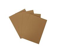 Pavo - ECO Binding Covers A4 Sand Brown 250 Micron, Recycled & Recyclable, Durable Presentation Covers, Pack of 100-8011117