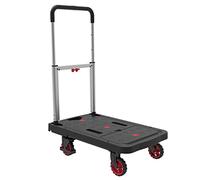 Pavo - Foldable Platform Trolley, Lightweight Aluminum Cart with Anti-Slip Wheels & 137kg Capacity - 8055890