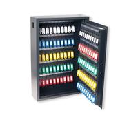 Pavo High Security Advanced Steel Key Cabinet 100 Key Capacity Dark Grey DF77301