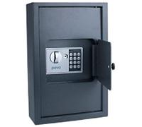 Pavo High Security Key Cabinet 50 Hooks Electronic lock 8009022 Dark Grey