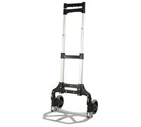 Pavo - Lightweight Folding Hand Truck with Wheels, Adjustable Portable Sack Truck, Compact 70kg Capacity Trolley - 8055876