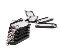 Pavo - Magnetic Technology, Pack of 10 Magnetic Keychains, Magnets, 10 Pieces - Black, 8015368