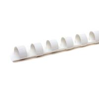 PAVO Premium 12 mm A4 Plastic Binding Combs - White (Pack of 100)
