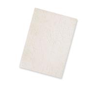 PAVO Premium A4 Leather Grain Binding Cover - Ivory (Pack of 100)