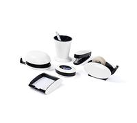 PAVO Premium Trendy Office Set - Black/White