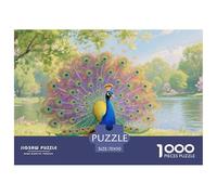 Pavo Real 1000 Piece Wildlife Paper Jigsaw Puzzle Impossible Puzzle Beautiful Decoration for Adults And Kids 70x50cm/1000pcs