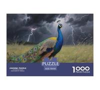 Pavo Real 1000 Pieces Portable Jigsaw Puzzle Age 3+ Quirky, Abstract Design, Home Decoration, Educational, Challenging 70x50cm/1000pcs