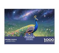 Pavo Real 1000 Pieces Premium Jigsaw Age 14+ for Adults Cool Collage Effect, Fun Details, Educational, Challenging 38x26cm/1000pcs