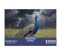 Pavo Real 1000 Pieces Premium Jigsaw Age 3+ Quirky, Abstract Design, Home Decoration, Educational, Challenging Puzzle Games 38x26cm/1000pcs