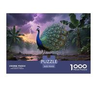 Pavo Real 1000 Pieces Premium Jigsaw for Adults Cool Collage Effect, Fun Details, Educational, Challenging Puzzle Games 70x50cm/1000pcs