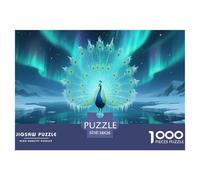 Pavo Real 1000 Pieces Premium Jigsaw for Adults Cool Collage Effect, Home Decoration, Educational, Challenging 38x26cm/1000pcs