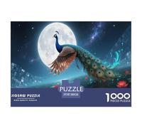 Pavo Real 1000 Pieces Premium Jigsaw for Adults Gifts Quirky, Abstract Design, Fun Details, Educational, Challenging 38x26cm/1000pcs