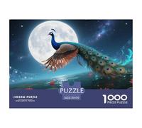 Pavo Real 1000 Pieces Wildlife Paper Jigsaw Puzzle Challenging & Brainteasing Educational Games for Adults And Kids 70x50cm/1000pcs