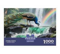 Pavo Real Jigsaw Puzzles Puzzle for Adults Kids. 1000 Pieces Whimsical Challenge Toy Educational Games Home Decoration for Adults& Kids Age 14 Years Up 70x50cm/1000pcs